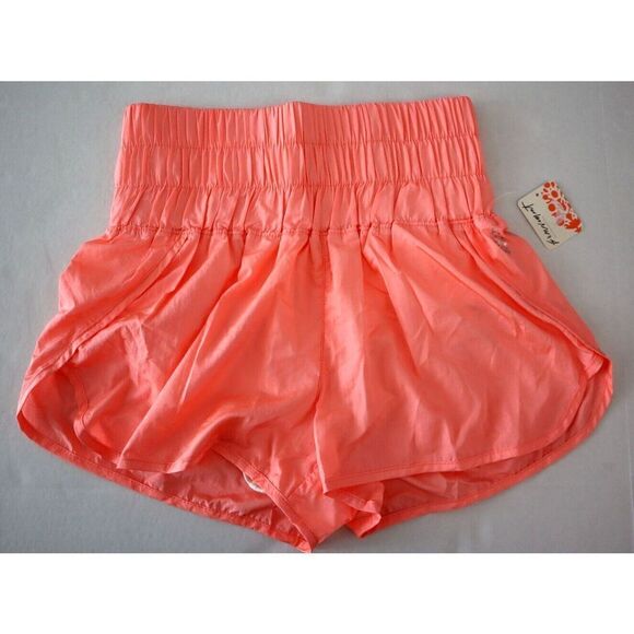 Free People Movement OB1128291 Women's Sz S Papaya Pink The Way Home Shorts - Picture 1 of 10
